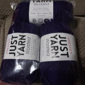 New Premier Worsted Yarn "Purple"